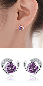 Silver Stud Earrings for Women