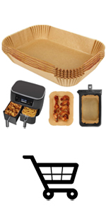 50pcs air fryer paper liners
