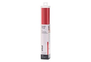 Cricut Smart Vinyl Permanent | Red | 0.9 m (3 ft) | Self Adhesive Vinyl Roll | For use with Cricut Explore 3 and Cricut Maker 3