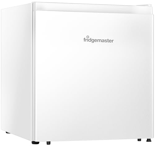 Fridgemaster MUR4545 Small Table Top 45cm Mini Fridge - 45 litre capacity - Mechanical Control with Adjustable Thermostat - Reversible Door - Low Noise - Broad Climate Design - White - E Rated            [Energy Class E]