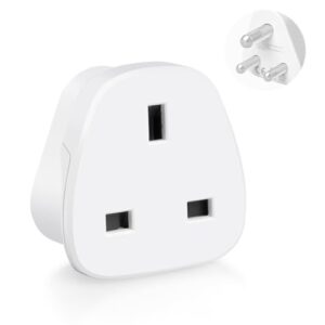 UK to India Plug Adapter