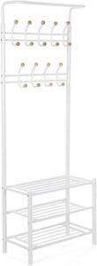 SONGMICS 187 cm High Metal Hall Tree