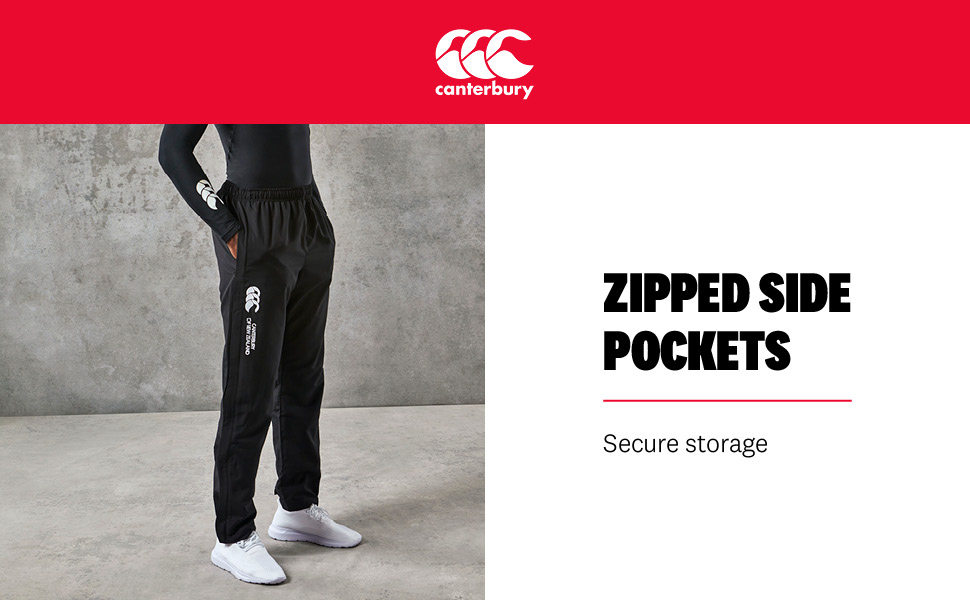 Zippped side pockets secure storage 