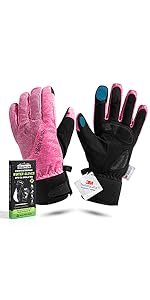 Winter gloves bicycle women