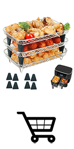 ninja dual air fryer rack
