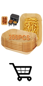 200pcs air fryer liners