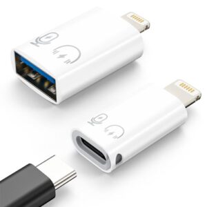 MoKo USB C Female to Lightning Male Adapter