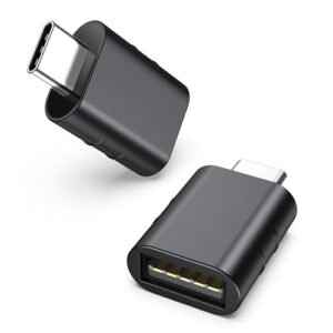 Syntech USB C to USB Adapter Pack of 2 USB C Male to USB3 Female Adapter Compatible with iPhone 15 Pro Max MacBook Pro Air 2023 iMac iPad Mini Pro