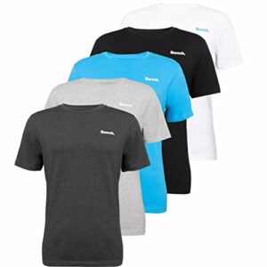 Bench - Mens Everyday Essentials Multipack Lounge Crew Neck T-Shirt Set - Pack of 3