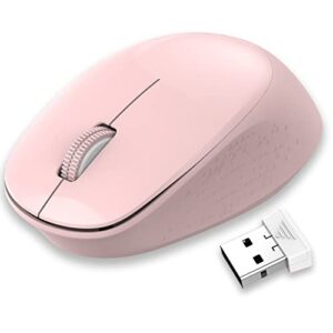 LeadsaiL Wireless Mouse for Laptop Silent Cordless USB Mouse Wireless Optical Computer Mouse