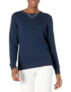 Amazon Essentials Women's Long-Sleeve Lightweight Crewneck Jumper (Available in Plus Size)