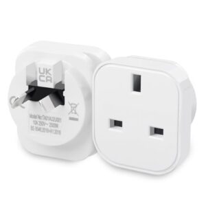 2-Pack UK to Australia Plug Adapter