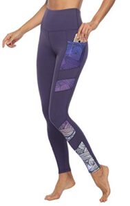 JOYSPELS Women's High Waisted Gym Leggings - Full Color Printed Leggings