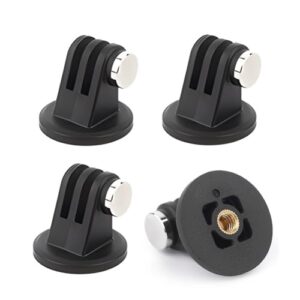 Dreneco 4 Pack Tripod Mount Adapter Compatible with Gopro Hero 12