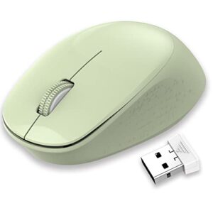 LeadsaiL Wireless Mouse for Laptop Silent Cordless USB Mouse Wireless Optical Computer Mouse