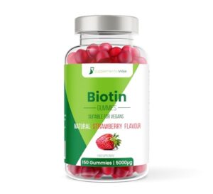 Biotin Hair Growth Gummies - 150 Pack - 10000mcg Serving - Hair