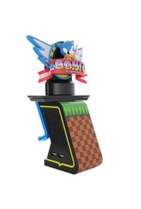 Cable Guys Sonic the Hedgehog Cable Guys Light Up Ikon Gaming Accessories Holder & Phone Holder for Most Controller (Xbox