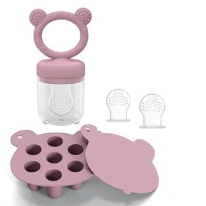 Silicone Baby Fruit Food Feeder Pacifier & Breastmilk Popsicle Freezer Molds