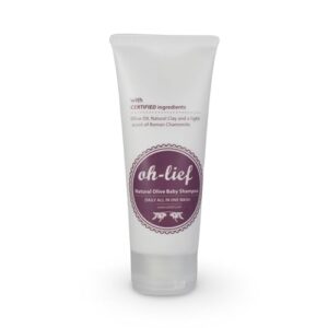 Oh-Lief Natural Olive Baby Shampoo & Wash - Certified Natural & Organic