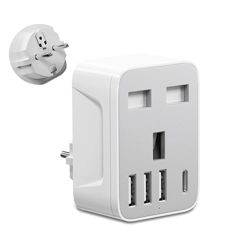 UK to European Plug Adapter