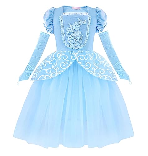 Berich Cinderella Costume Kids Cinderella Dresses for Girls Cinderella Princess Fancy Dress up