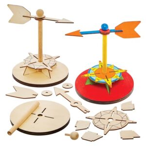Baker Ross FX982 Wooden Wind Vane Kit - 1 Kit