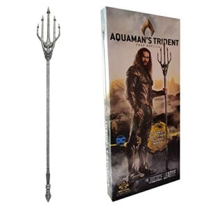 The Noble Collection DC Comics Aquaman's Trident - 73.5in (187cm) Long Lightweight Cosplay Replica - Justice League Film Set Movie Props Gifts