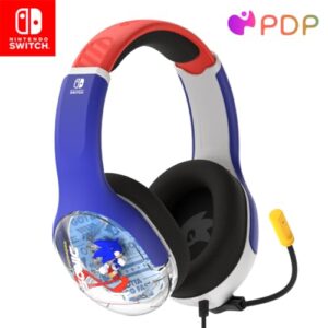 PDP REALMz Wired Headset for Nintendo Switch/OLED - Sonic Superstars: Sonic Go Fas