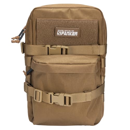 EXCELLENT ELITE SPANKER Tactical Outdoor MOLLE Hydration Pack Nylon Small Water Bladder Carrier Pack 2L Water Backpack for Camping Hunting Riding