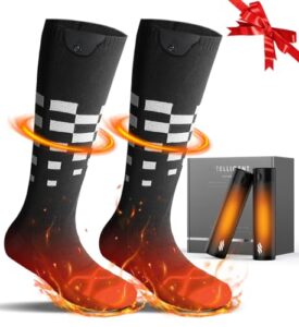 Heated Socks with 2 Pack Hand Warmer Rechargeable Set