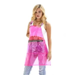 CHAILIQIANGG Transparent Apron Waterproof TPU with Pockets