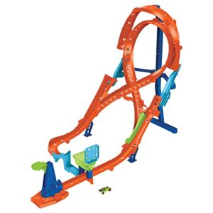 Hot Wheels Track Set With 1 Hot Wheels Car