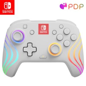 PDP Afterglow Wave Wireless Controller White Nintendo Switch