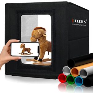 DUCLUS Light Box Photography 30cm/12"x12" Portable Photo-Box Booth