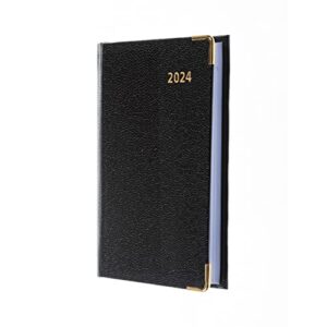 Collins Debden Business Pockets 2024 Diary Regal Week to View Pocket Diary (with Pencil) - Business Planner and Organiser - January to December 2024 Diary - Weekly - Black - 392BP.99-24