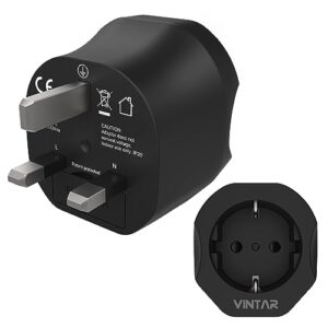 European to UK Plug Adaptor 1 Pack