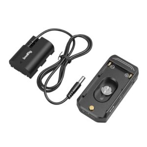 SMALLRIG NP-F Battery Adapter Mount Plate with LP-E6NH Dummy Battery