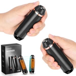 AXNSATRE Hand Warmers Rechargeable Reusable 2 Pack - Magnetic Electric Portable Handwarmer+Small Torch