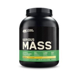 Optimum Nutrition Serious Mass Protein Powder High Calorie Weight Gainer with 25 Vitamins and Minerals