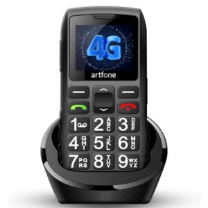 artfone C1+ 4G Big Button Mobile Phone for Elderly