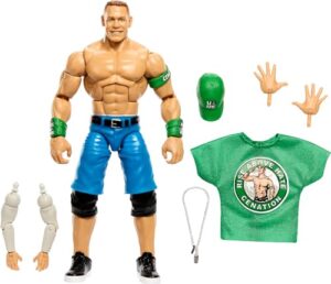 WWE Elite Action Figure WrestleMania with Accessory and Nicholas Build-A-Figure Parts