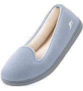 Wishcotton Women's Freira Lightweight Cozy Memory Foam Closed Back Slipper