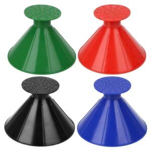 Ziofy 4pcs Ice Scraper Magical Ice Scrapers for Car Windscreen