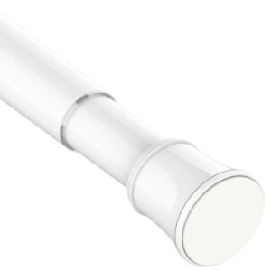 1PC Extendable Curtain Rod Telescopic Spring Tension Rod Extendable Window Tension Rod Adjustable Curtain Pole No Screws for Kitchen