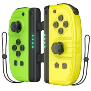TURPOW L/R Wireless Controllers for Switch 2er Set Wireless Gamepad compatible with N-Switch/Lite/OLED