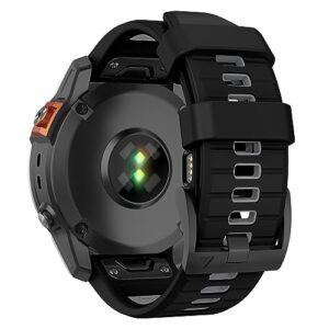 MYSNBKN 26mm Quick Fit Strap for Garmin Fenix 7X Pro/Fenix 7X/Fenix 6X/Fenix 6X Pro/Fenix 5X/Fenix 5X Plus/Fenix 3/Fenix 3 HR