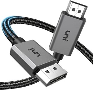 uni DisplayPort to HDMI Cable 4K for PC Laptop Monitor 4.5M