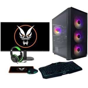 Fierce PC Gaming 24" Monitor Bundle - Intel Core i5 12400F 2.5-4.4GHz