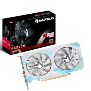maxsun AMD Radeon RX 580 8GB 2048SP GDDR5 Computer Video Graphics Card GPU for PC Gaming 256-Bit DirectX 12 DVI