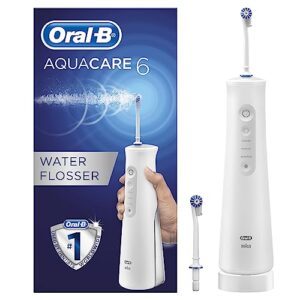 Oral-B Aquacare 6 Pro-Expert Water Flosser Featuring Oxyjet Technology